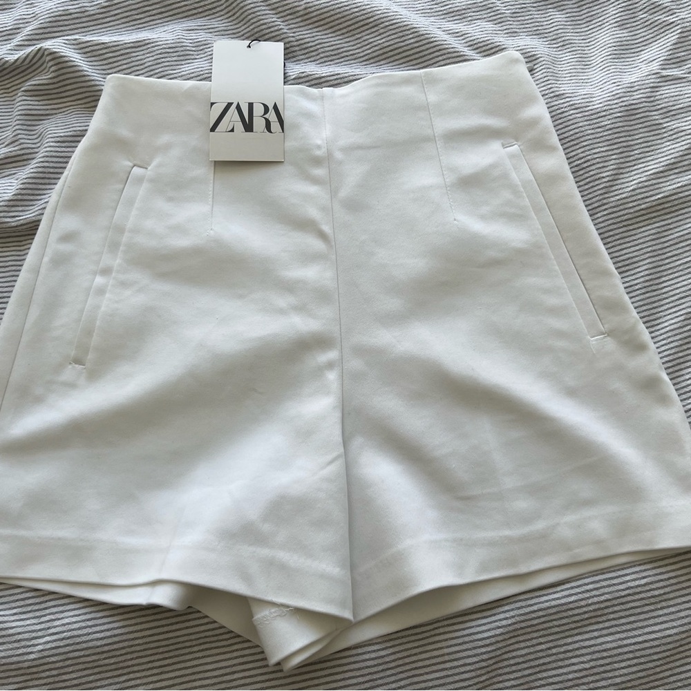 Zara Women's White Shorts